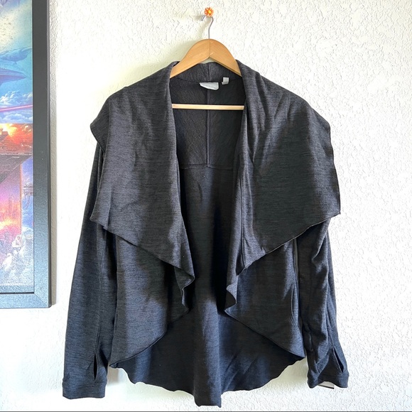 Athleta Haven Open Wrap Sweater Cardigan Size Small - Picture 3 of 11